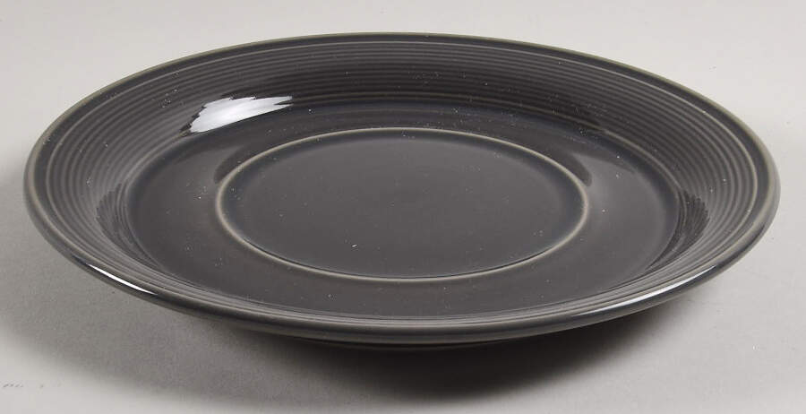 Solid Color Dark Gray Round Bowl No Lid by Nancy Calhoun-1