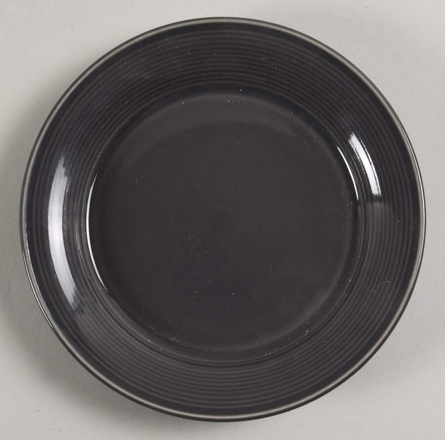Solid Color Dark Gray Bread & Butter Plate by Nancy Calhoun-1