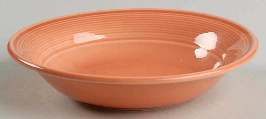 Solid Color Dark Peach Fruit/Dessert (Sauce) Bowl by Nancy Calhoun-1