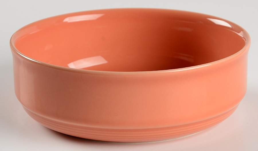 Solid Color Dark Peach Coupe Cereal Bowl by Nancy Calhoun-1