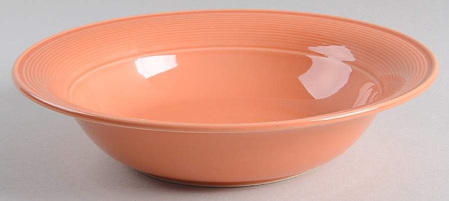 Solid Color Dark Peach 9" Round Vegetable Bowl by Nancy Calhoun-1