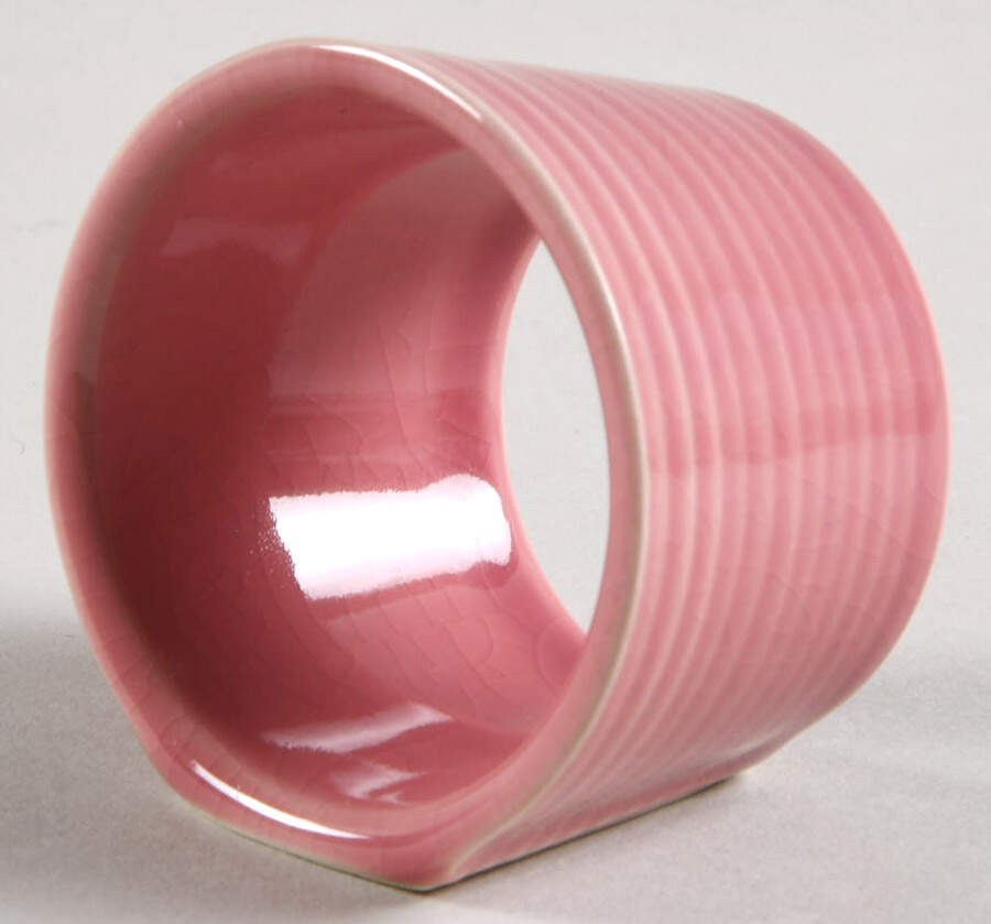 Solid Color Dark Rose Napkin Ring by Nancy Calhoun-1