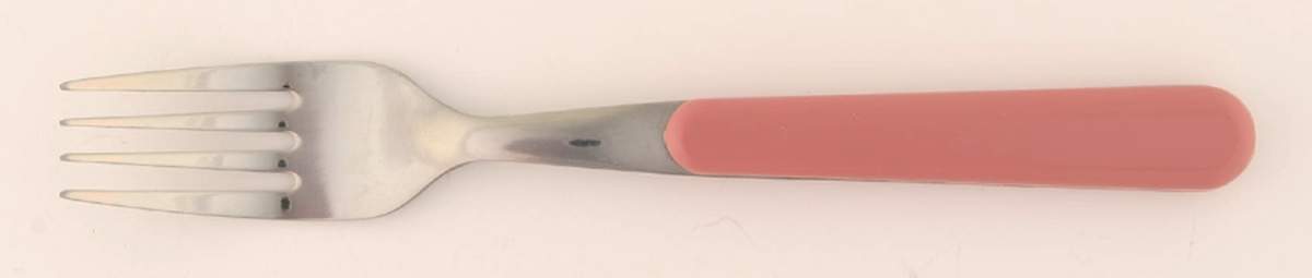 Solid Color Dark Rose Individual Salad Fork by Nancy Calhoun-1