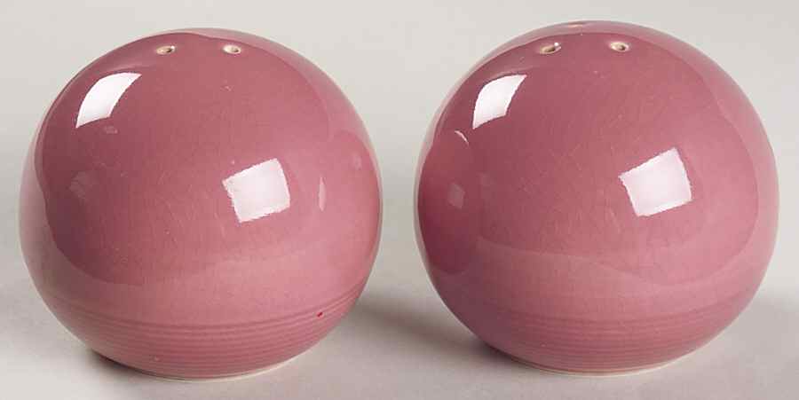 Solid Color Dark Rose Salt & Pepper Set by Nancy Calhoun-1