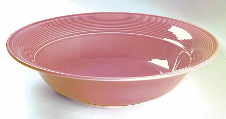 Solid Color Dark Rose 11" Large Salad Serving Bowl by Nancy Calhoun-1