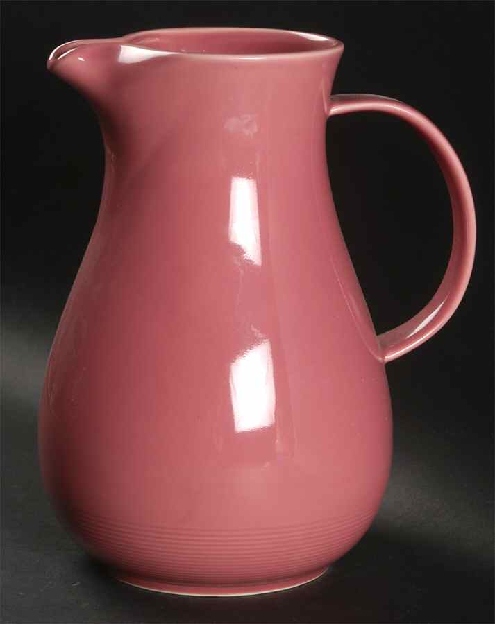 Solid Color Dark Rose 64 Oz Pitcher by Nancy Calhoun-1