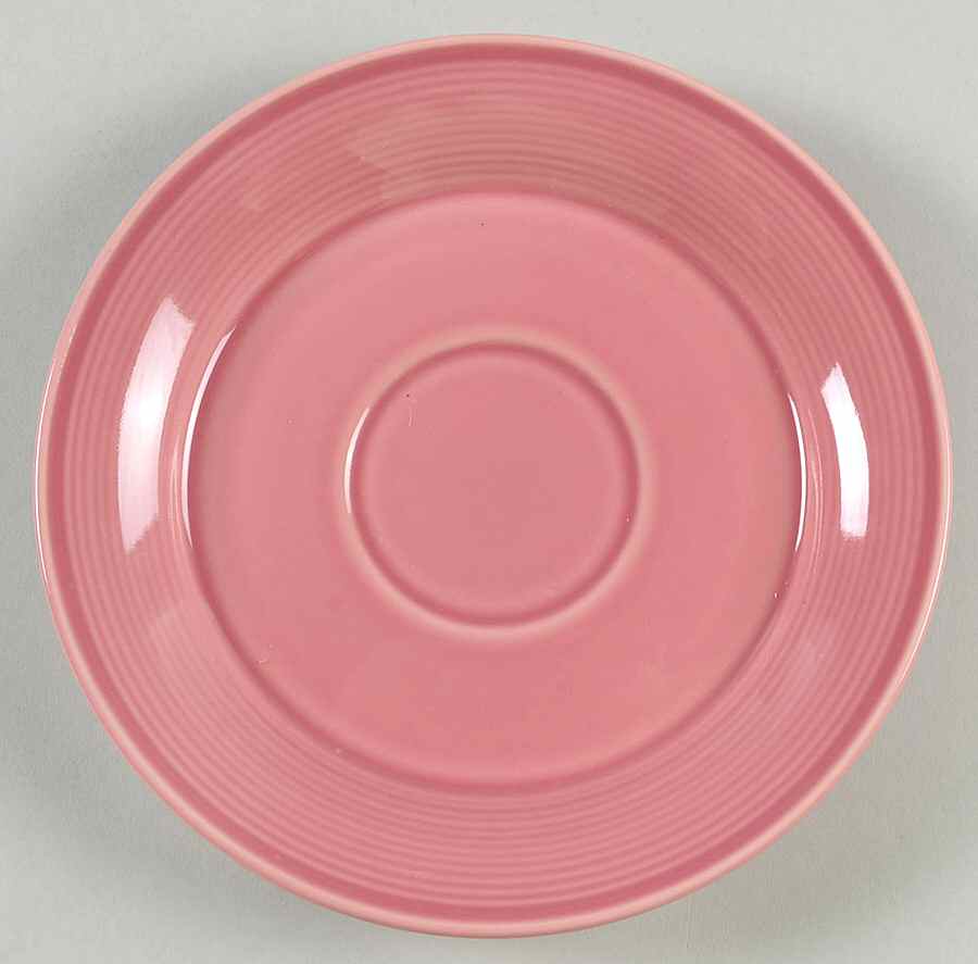 Solid Color Dark Rose Saucer by Nancy Calhoun-1