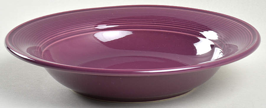 Solid Color Eggplant Rim Soup Bowl by Nancy Calhoun-1
