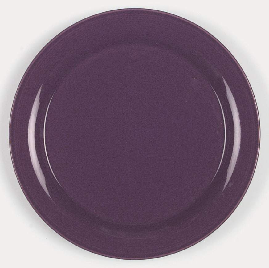 Solid Color Eggplant Dinner Plate by Nancy Calhoun-1