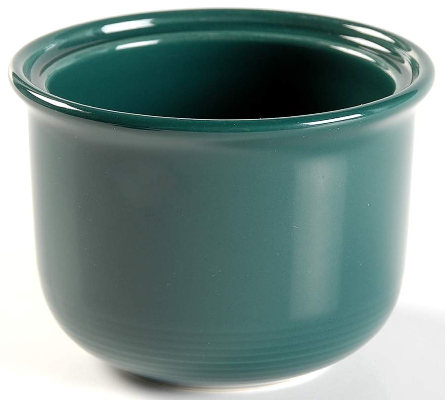 Solid Color Evergreen Sugar Bowl No Lid by Nancy Calhoun-1