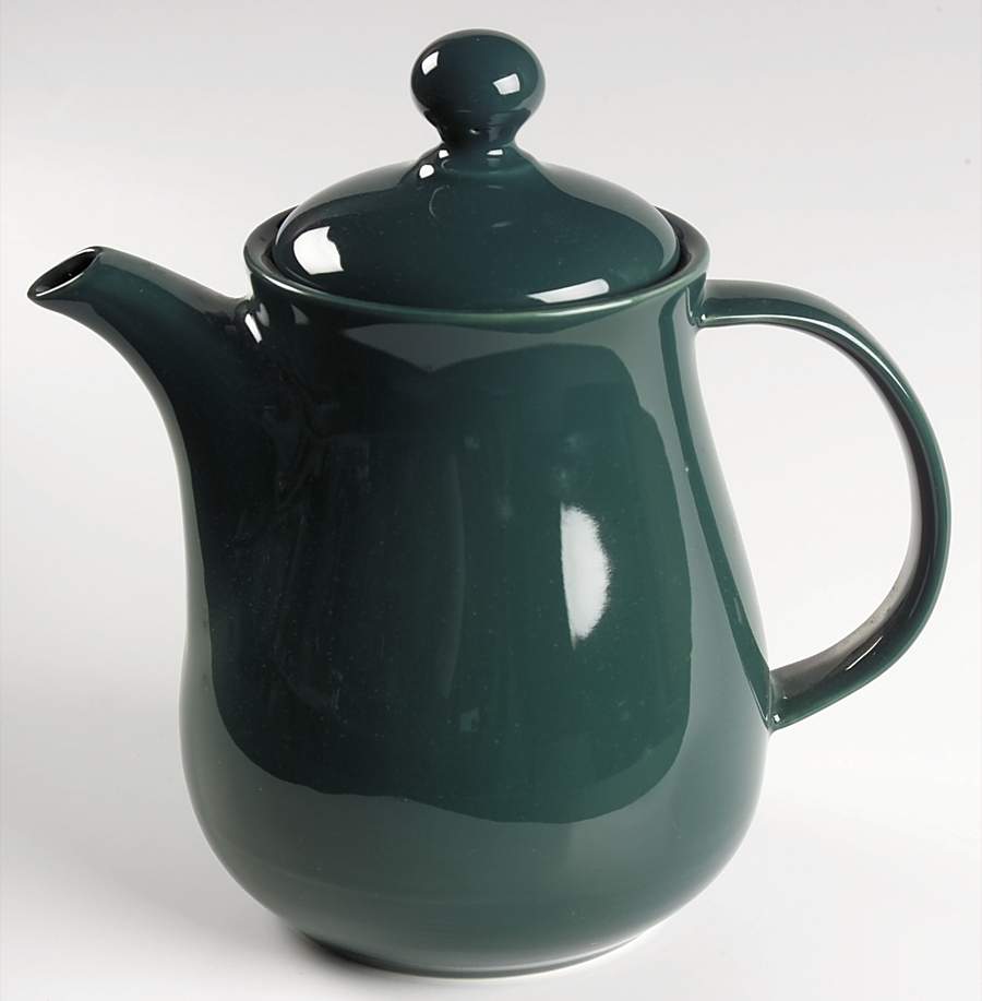 Solid Color Evergreen Coffee Pot & Lid by Nancy Calhoun-1