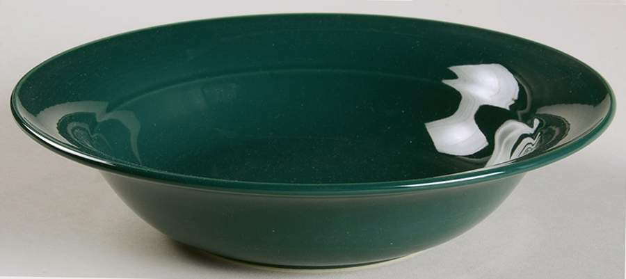 Solid Color Evergreen 9" Round Vegetable Bowl by Nancy Calhoun-1