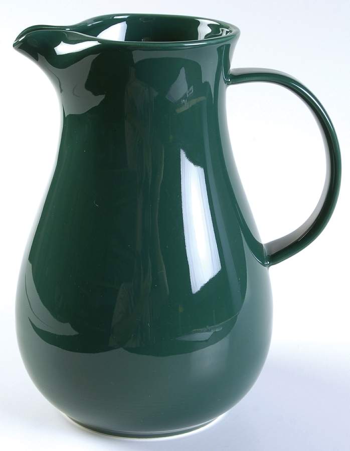 Solid Color Evergreen 64 Oz Pitcher by Nancy Calhoun-1