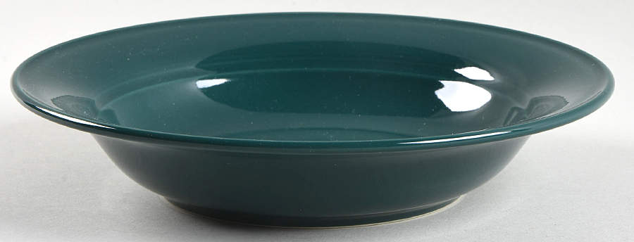 Solid Color Forest Green Coupe Cereal Bowl by Nancy Calhoun-1