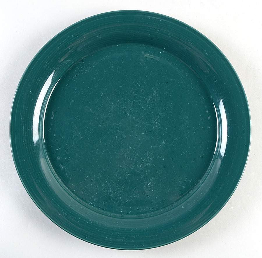 Solid Color Forest Green Dinner Plate by Nancy Calhoun-1