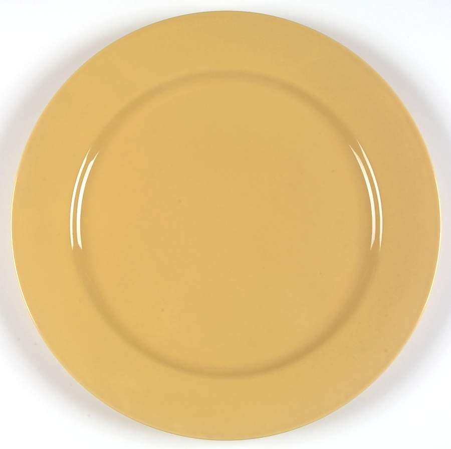 Solid Color Honey Service Plate (Charger) by Nancy Calhoun-1