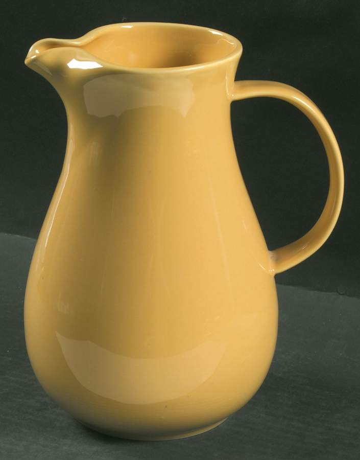 Solid Color Honey 64 Oz Pitcher by Nancy Calhoun-1