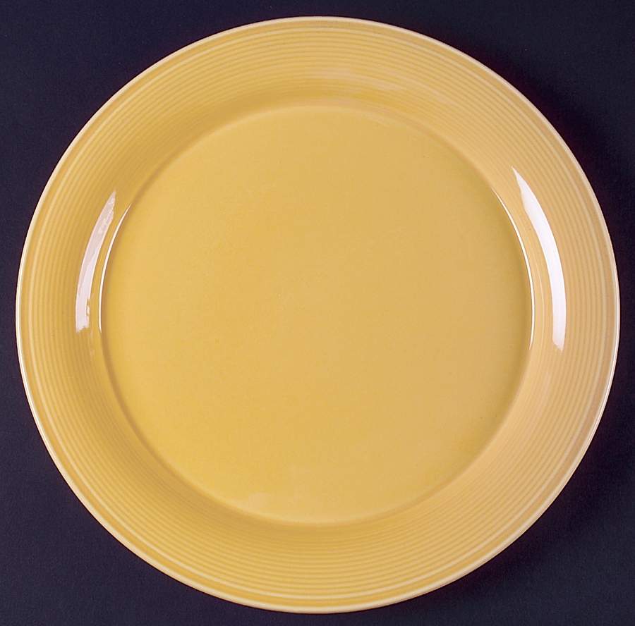 Solid Color Honey 12" Chop Plate (Round Platter) by Nancy Calhoun-1