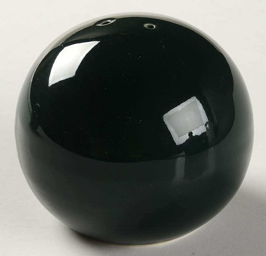 Solid Color Hunter Green Salt Shaker by Nancy Calhoun-1