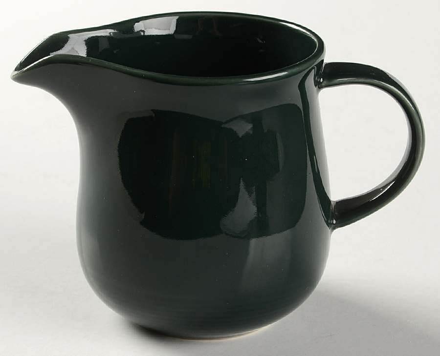 Solid Color Hunter Green Creamer by Nancy Calhoun-1