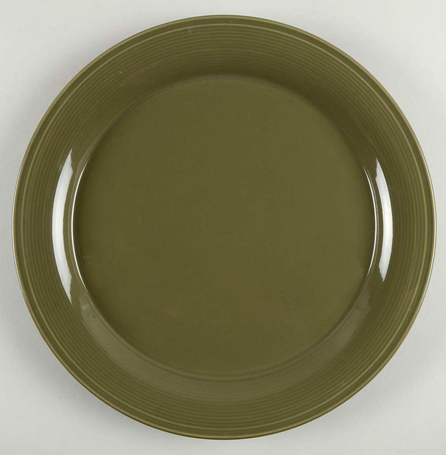 Solid Color Khaki 12" Chop Plate (Round Platter) by Nancy Calhoun-1