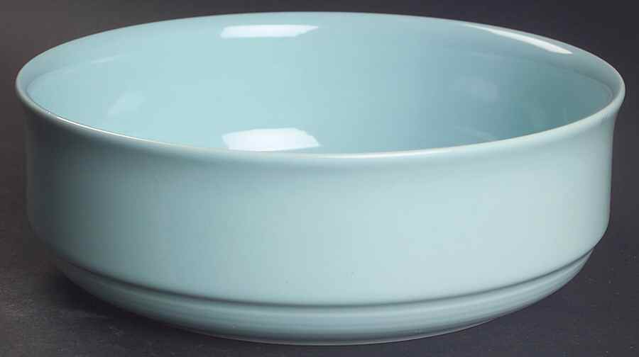 Solid Color Light Aqua Coupe Cereal Bowl by Nancy Calhoun-1