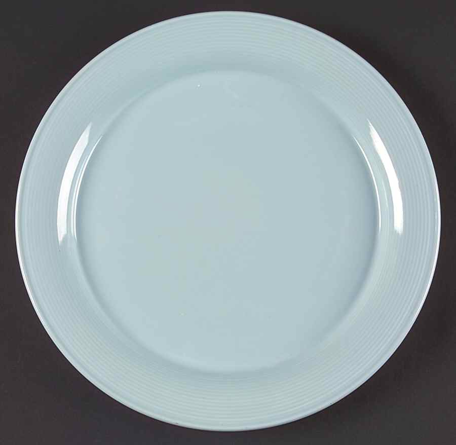 Solid Color Light Aqua Dinner Plate by Nancy Calhoun-1