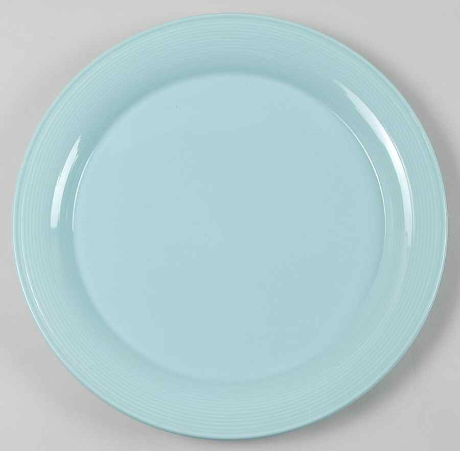 Solid Color Light Aqua 12" Chop Plate (Round Platter) by Nancy Calhoun-1