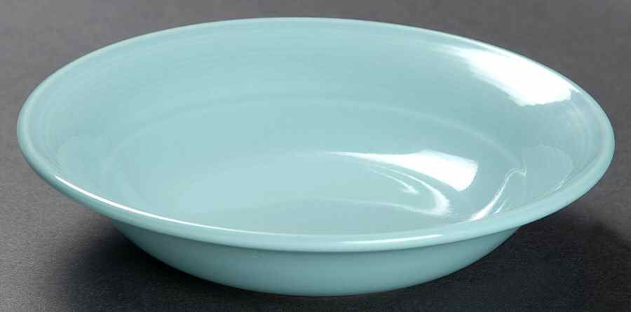 Solid Color Light Aqua Fruit/Dessert (Sauce) Bowl by Nancy Calhoun-1