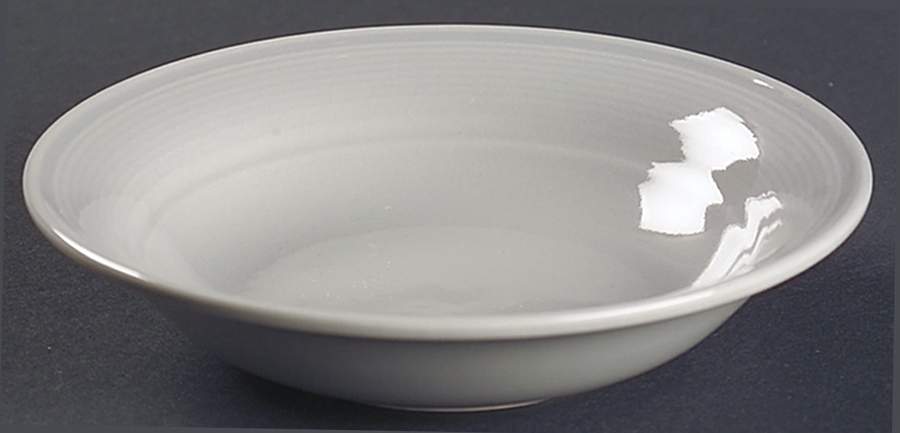 Solid Color Light Grey Fruit/Dessert (Sauce) Bowl by Nancy Calhoun-1