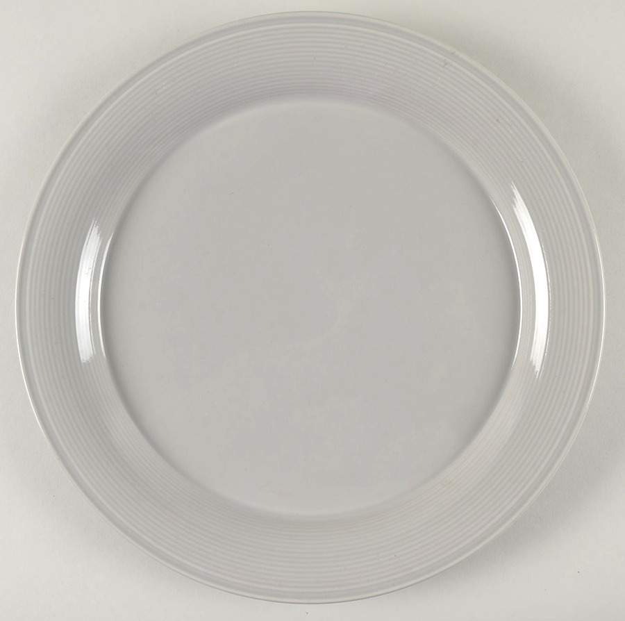 Solid Color Light Grey 12" Chop Plate (Round Platter) by Nancy Calhoun-1