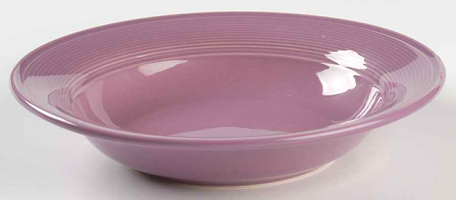 Solid Color Lilac Rim Soup Bowl by Nancy Calhoun-1