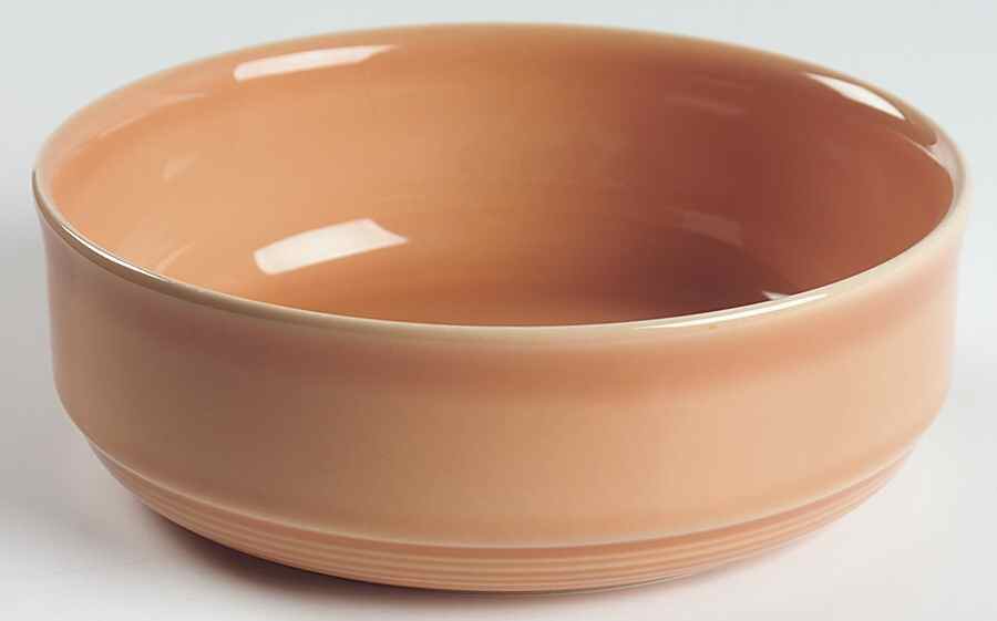 Solid Color Light Peach Coupe Cereal Bowl by Nancy Calhoun-1