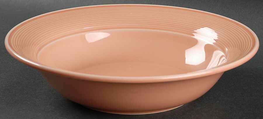 Solid Color Light Peach 9" Round Vegetable Bowl by Nancy Calhoun-1