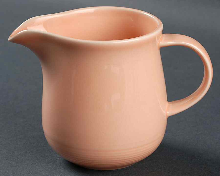 Solid Color Light Peach Creamer by Nancy Calhoun-1