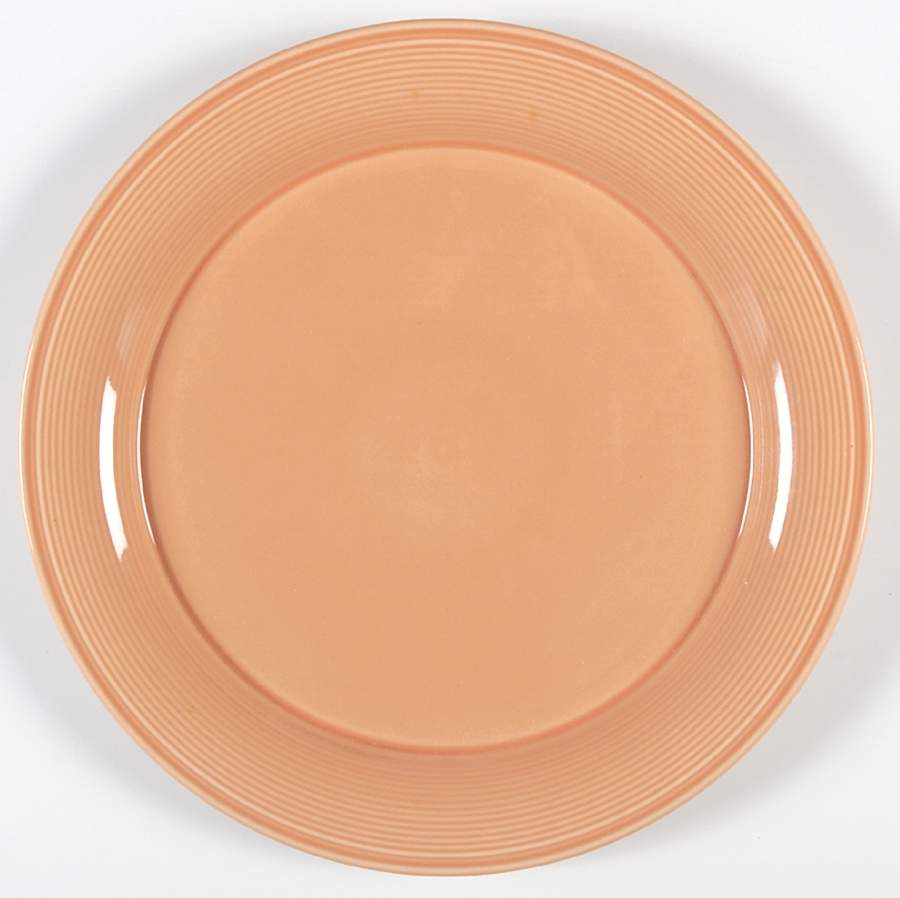 Solid Color Light Peach 12" Chop Plate (Round Platter) by Nancy Calhoun-1