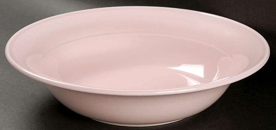 Solid Color Light Rose 9" Round Vegetable Bowl by Nancy Calhoun-1