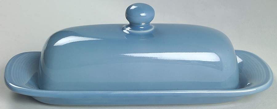 Solid Color Light Blue 1/4 Lb Covered Butter by Nancy Calhoun-1