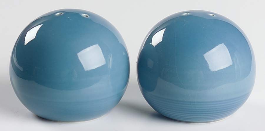 Solid Color Light Blue Salt & Pepper Set by Nancy Calhoun-1