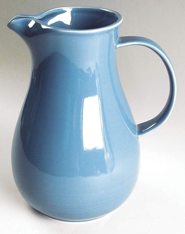 Solid Color Light Blue 64 Oz Pitcher by Nancy Calhoun-1