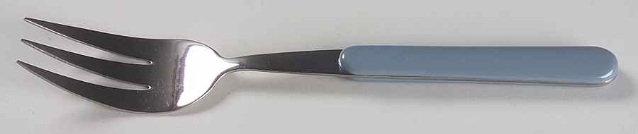 Solid Color Light Blue Cold Meat Fork by Nancy Calhoun-1