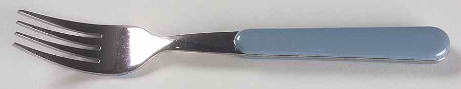 Solid Color Light Blue Individual Salad Fork by Nancy Calhoun-1