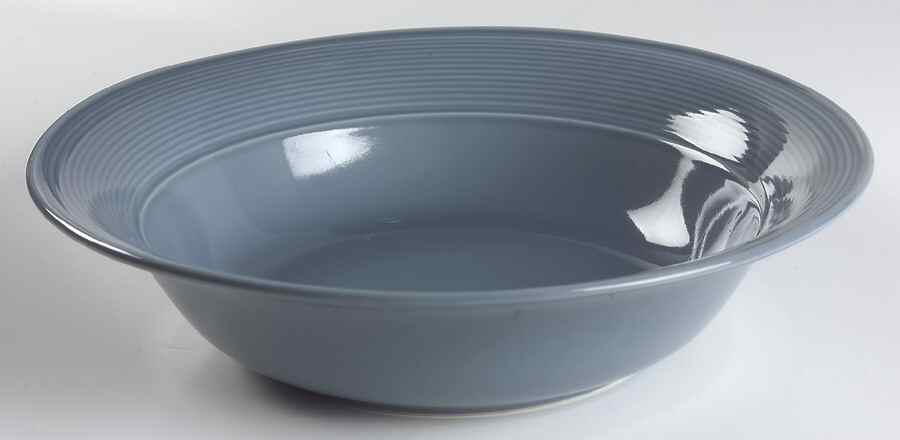 Solid Color Light Blue 11" Large Salad Serving Bowl by Nancy Calhoun-1