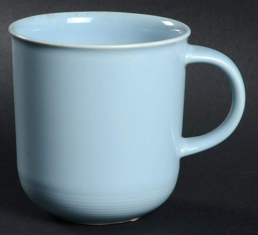Solid Color Powder Blue Mug by Nancy Calhoun-1