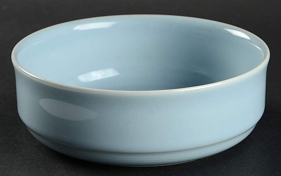 Solid Color Powder Blue Coupe Cereal Bowl by Nancy Calhoun-1