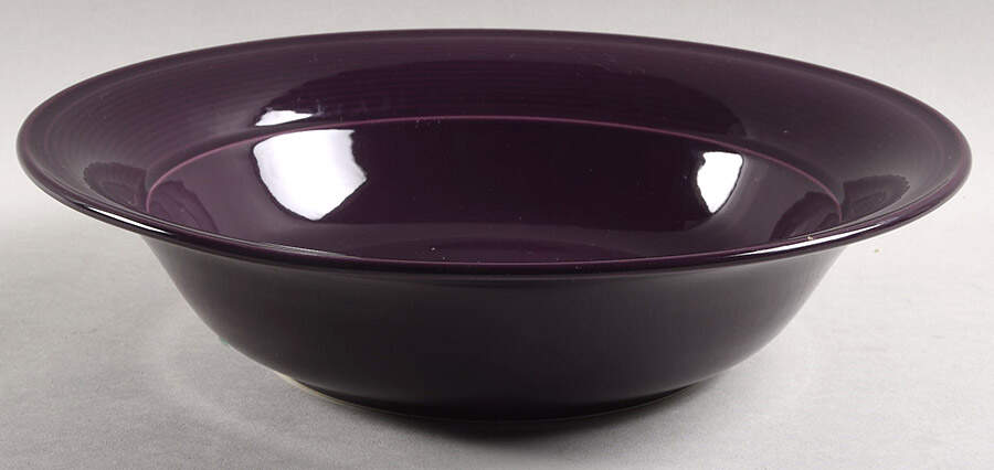 Solid Color Plum 11" Large Salad Serving Bowl by Nancy Calhoun-1