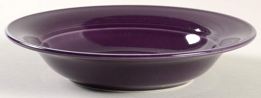 Solid Color Plum Rim Soup Bowl by Nancy Calhoun-1