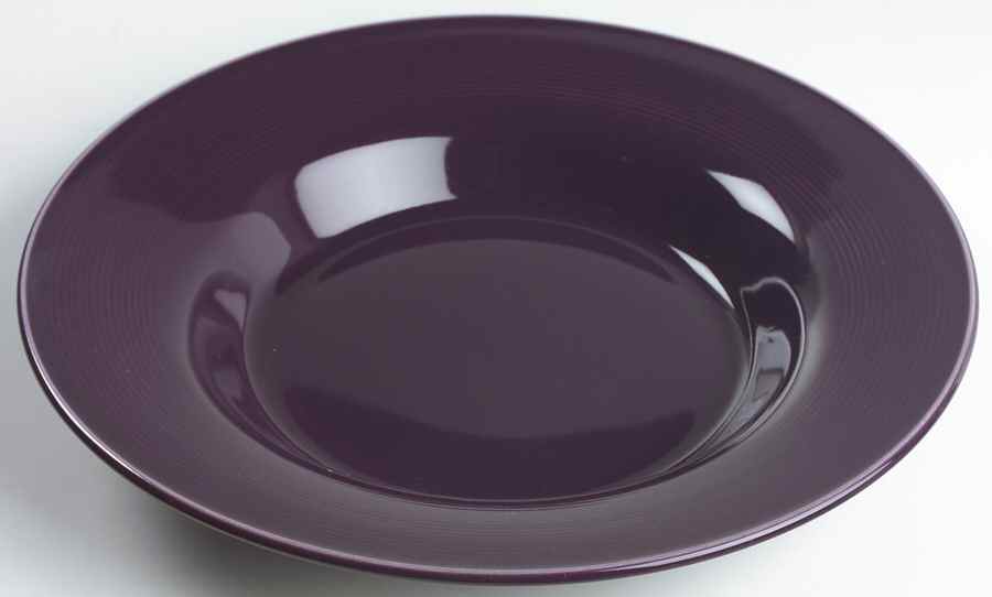 Solid Color Plum 11" Individual Pasta Bowl by Nancy Calhoun-1