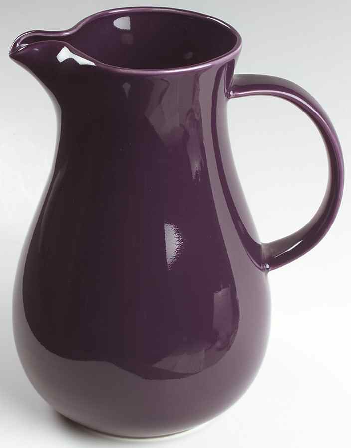 Solid Color Plum 64 Oz Pitcher by Nancy Calhoun-1