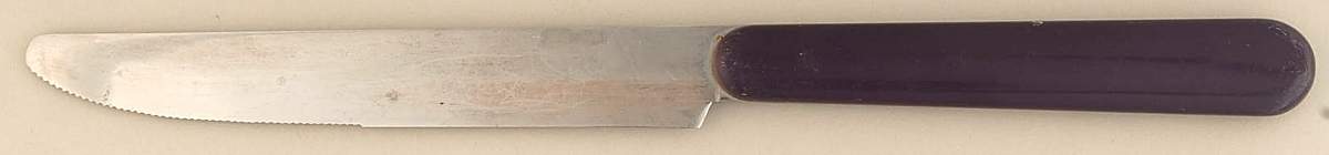 Solid Color Plum Small Dinner Knife by Nancy Calhoun-1